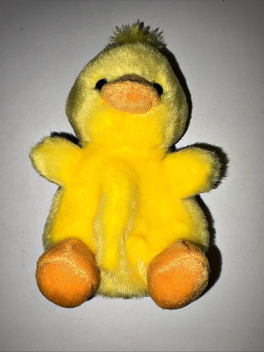 Palm pals Yellow Duck Plush Stuffed Animal